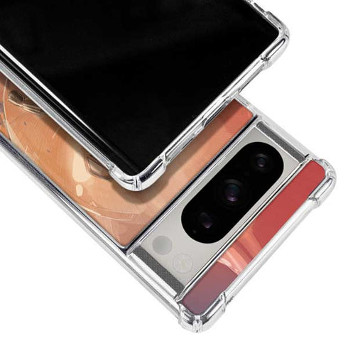 Marvel Black Widow Running Google Pixel 8 Pro Clear Case